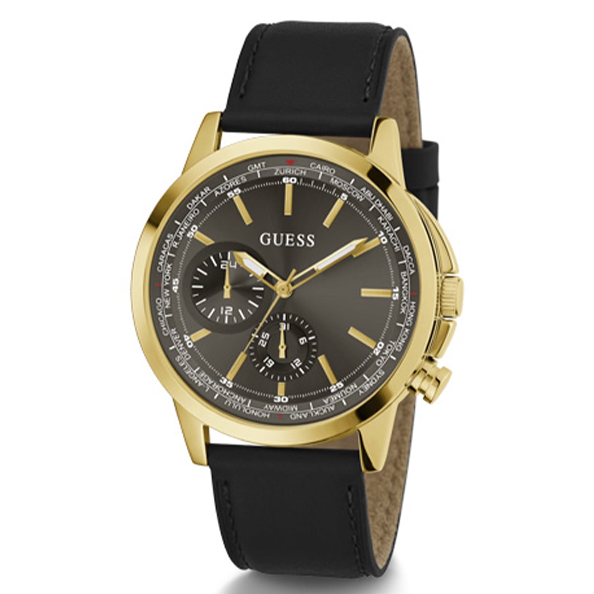 MONTRE GUESS HOMME SPEC M.FONCTION CUIR